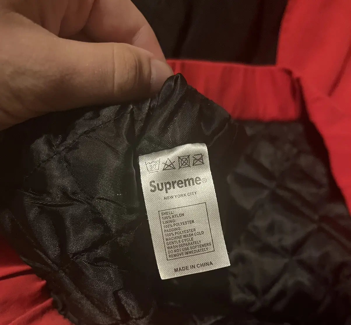 Supreme x Public Enemy Starter Jacket - Red (Large)