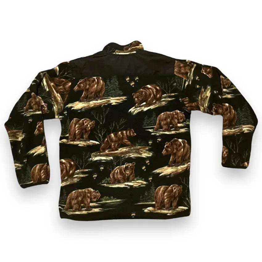Supreme Alpine Bear Fleece Zip Up Jacket (Large)