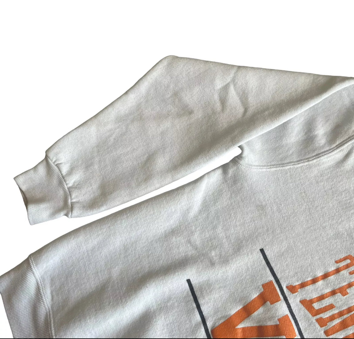 VINTAGE Russell Athletic Tennessee Volunteers Sweatshirt - White (Large)