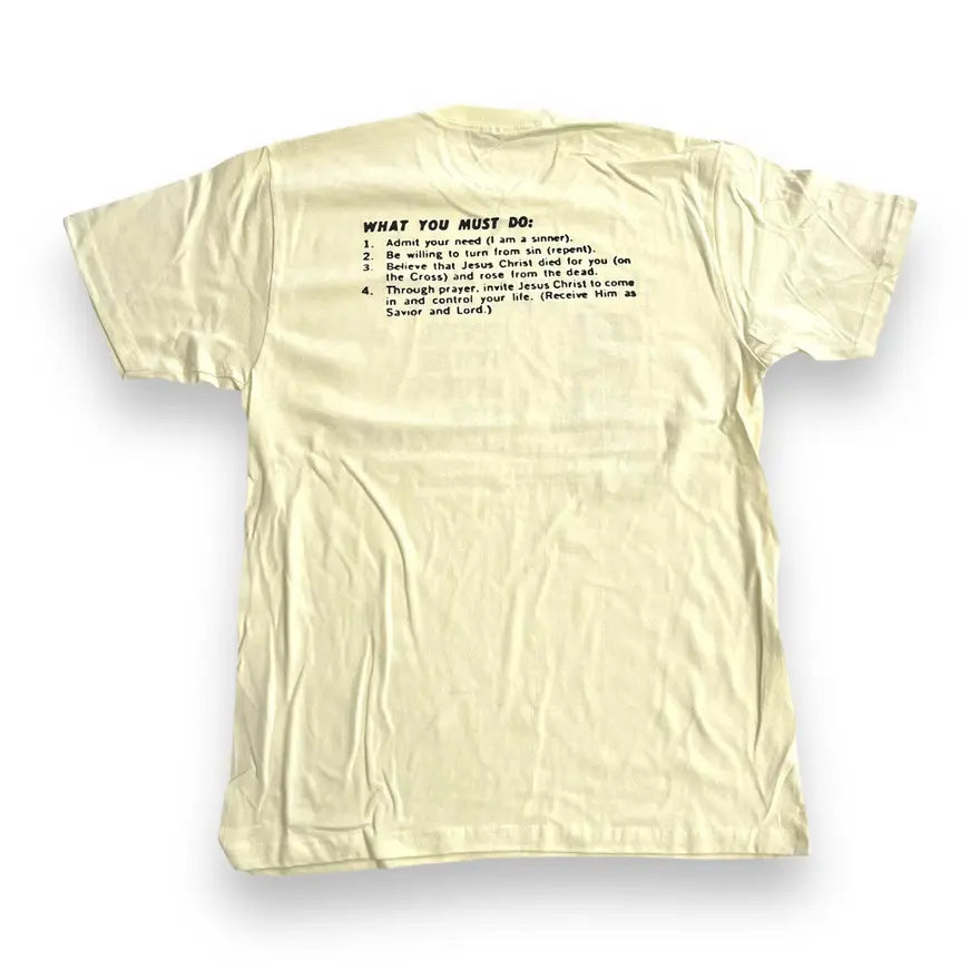 Supreme Living Supreme Jesus T-Shirt - Light Yellow (Large)