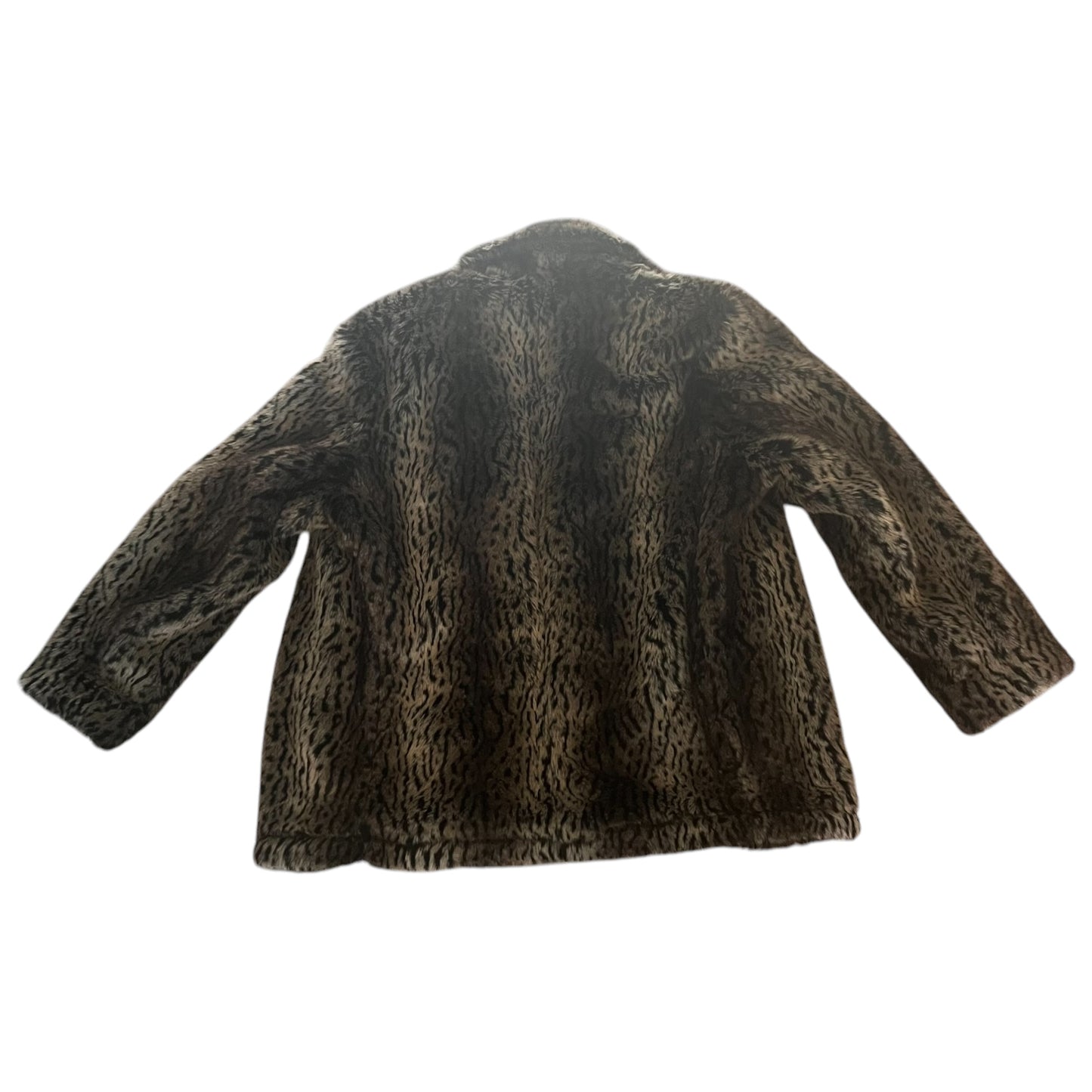 Supreme x Schott Faux Leopard Fur Peacoat Jacket - FW17 (Large)