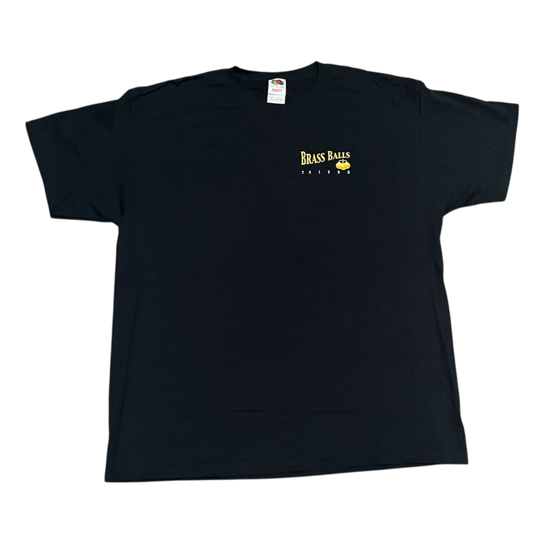 Brass Balls Saloon Biker Bar T Shirt (XL)