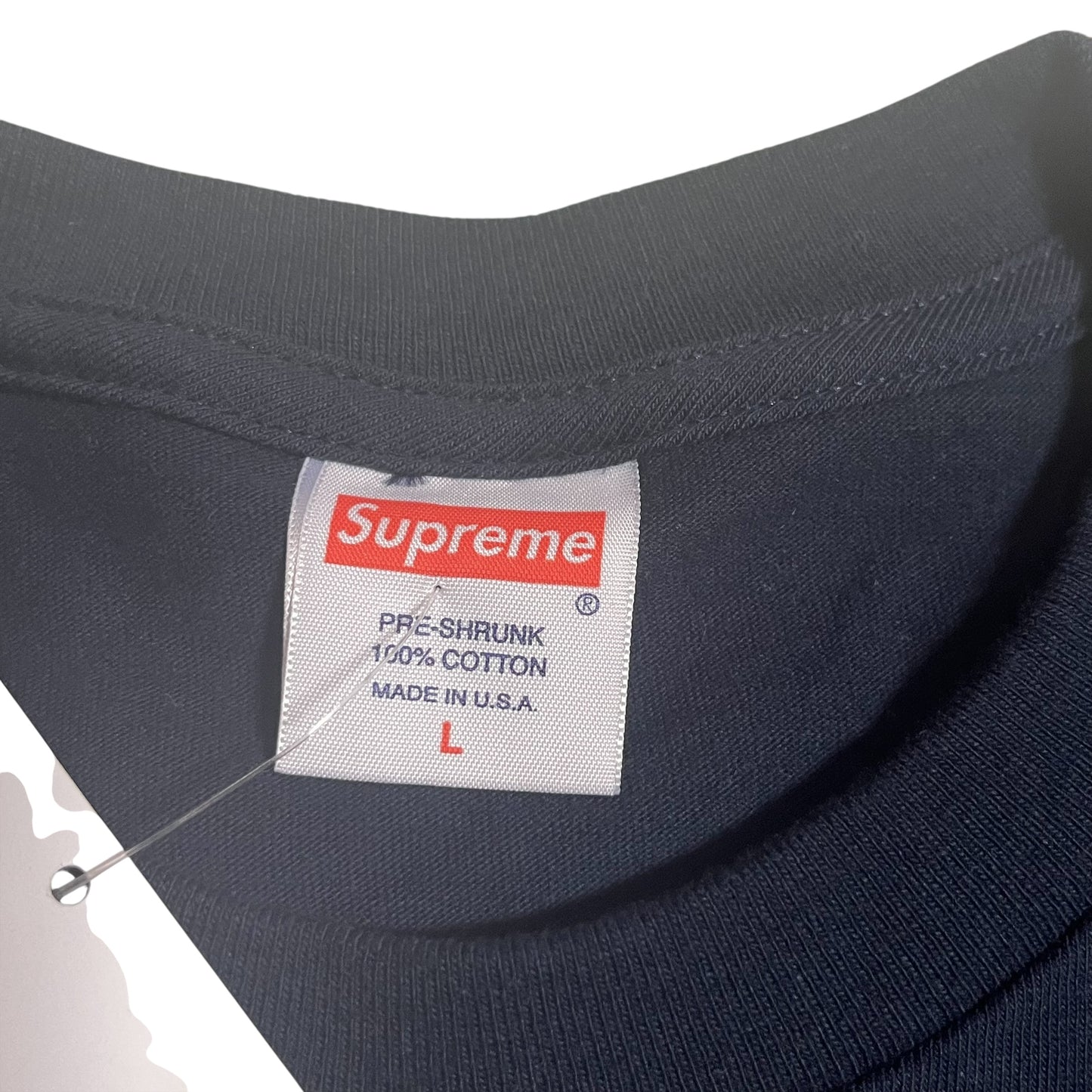 SAMPLE Supreme x KRS One Knowledge Reigns Supreme T-Shirt - Black (Large)