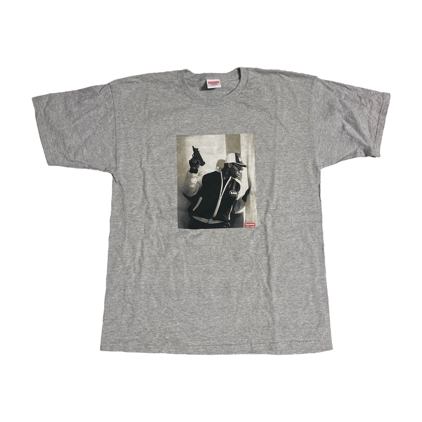 SAMPLE Supreme x KRS One Knowledge Reigns Supreme T-Shirt - Heather Grey (Large)