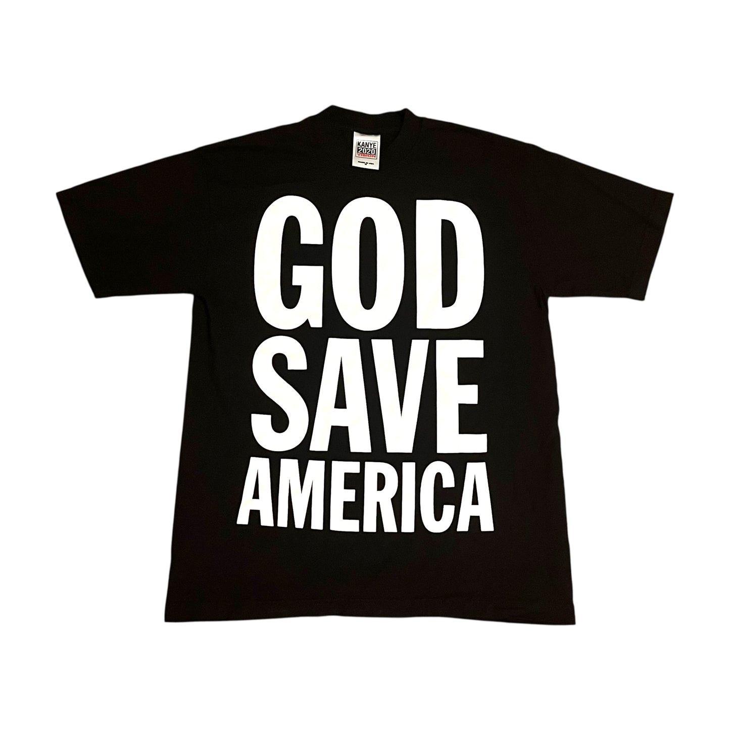 Kanye 2020 Vision God Save America T Shirt (Medium)