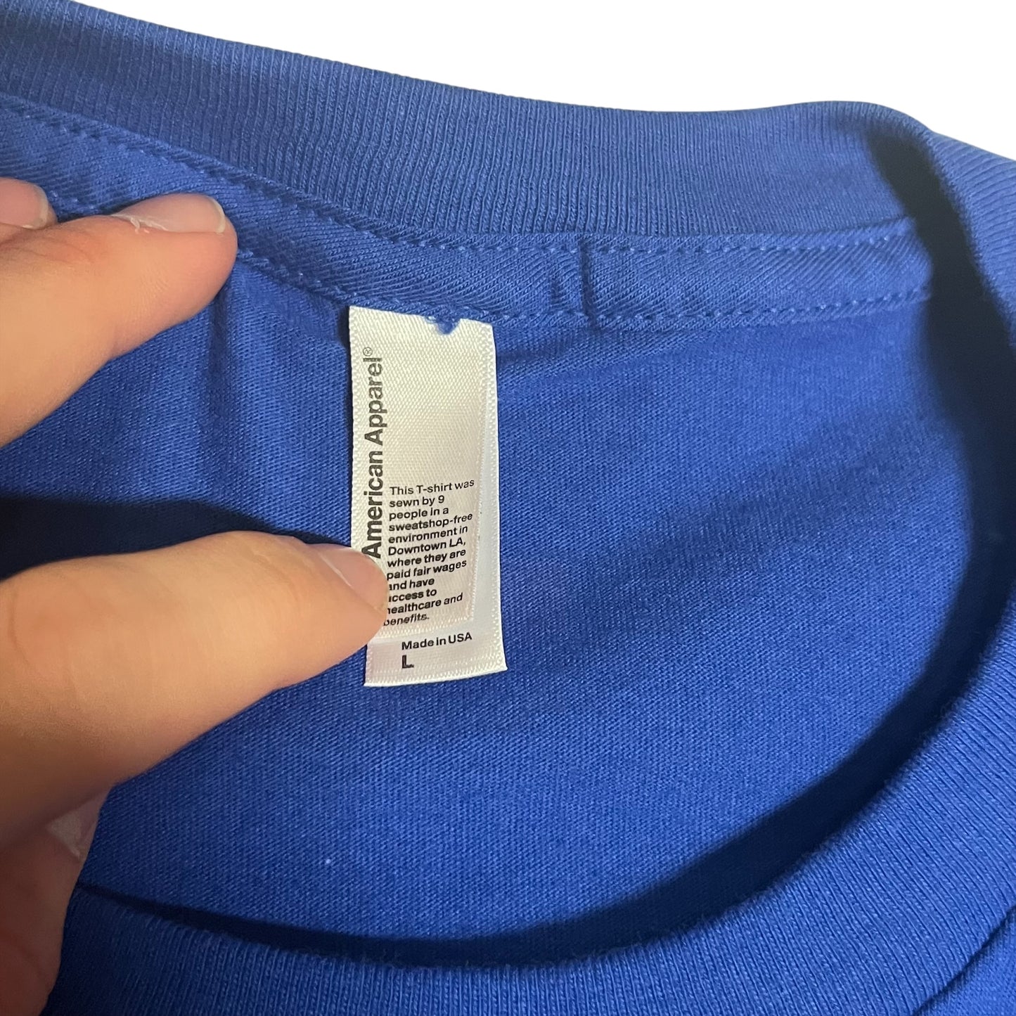 SAMPLE Supreme F T Shirt - Royal Blue (Large)
