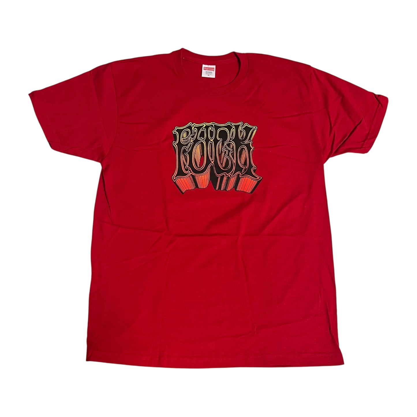 Supreme FUCK T Shirt - Red
