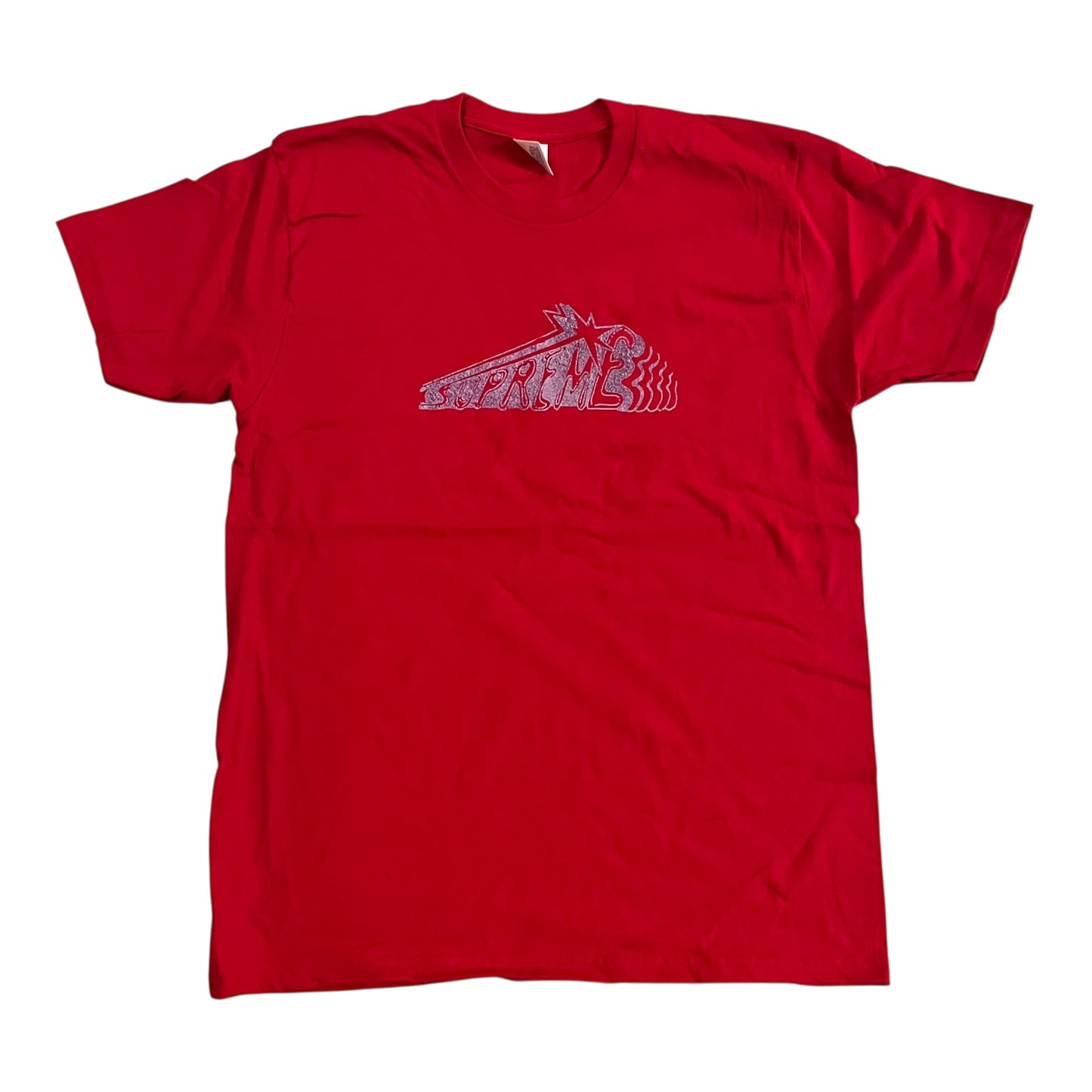 UNRELEASED Supreme Star Logo T Shirt - Red (Large)
