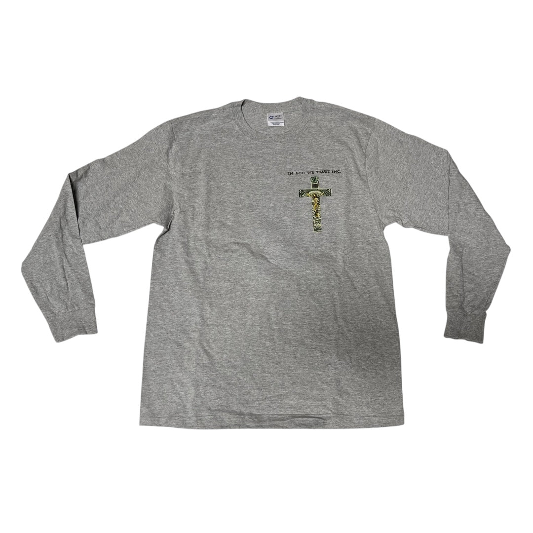 SAMPLE Supreme x Dead Kennedys Punks L/S T-Shirt - Heather Grey (Large)