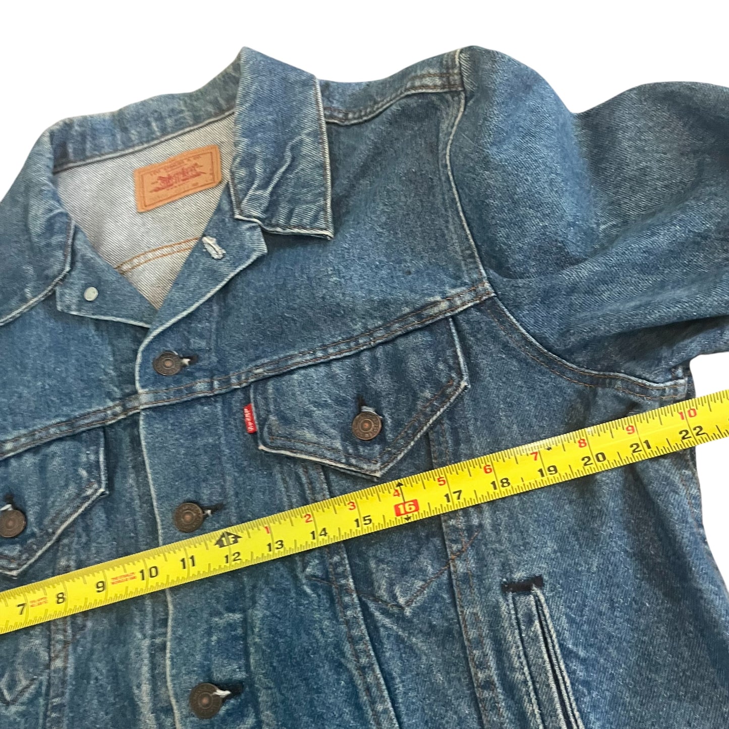 VINTAGE MTV Denim Trucker Jacket (size 44 / Medium)