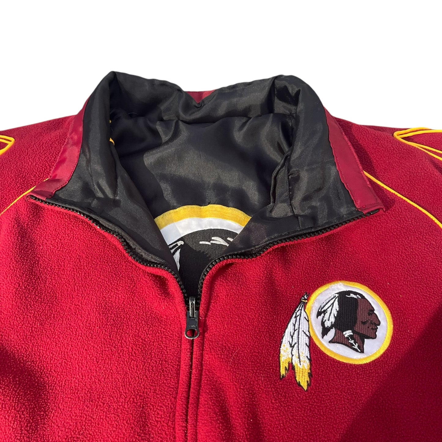 VINTAGE Washington Redskins Reversible Zip Up Jacket (Large)