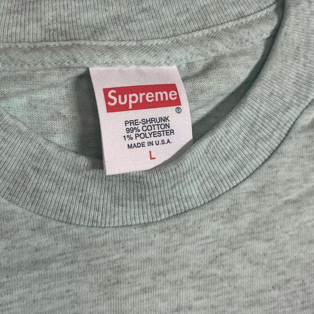 SAMPLE Supreme Worldwide T-Shirt - Heather Blue (Large)