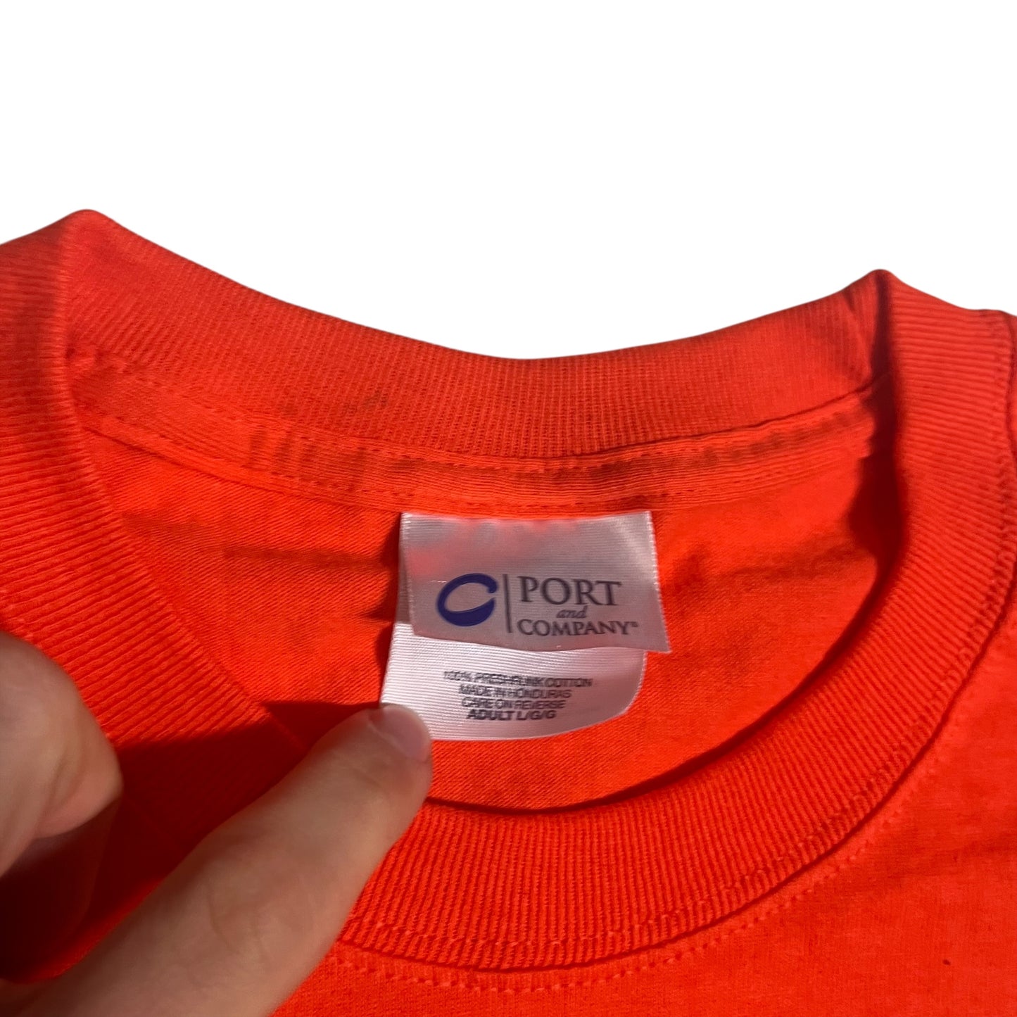 SAMPLE Supreme Easter Island L/S T-Shirt - Orange (Large)