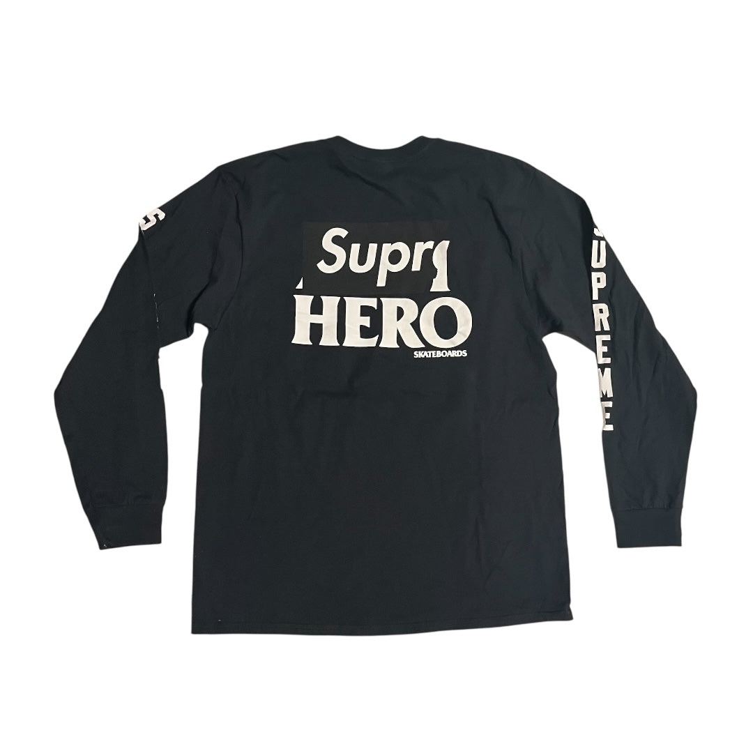 SAMPLE Supreme x ANTI HERO L/S T-Shirt - Black (Large)