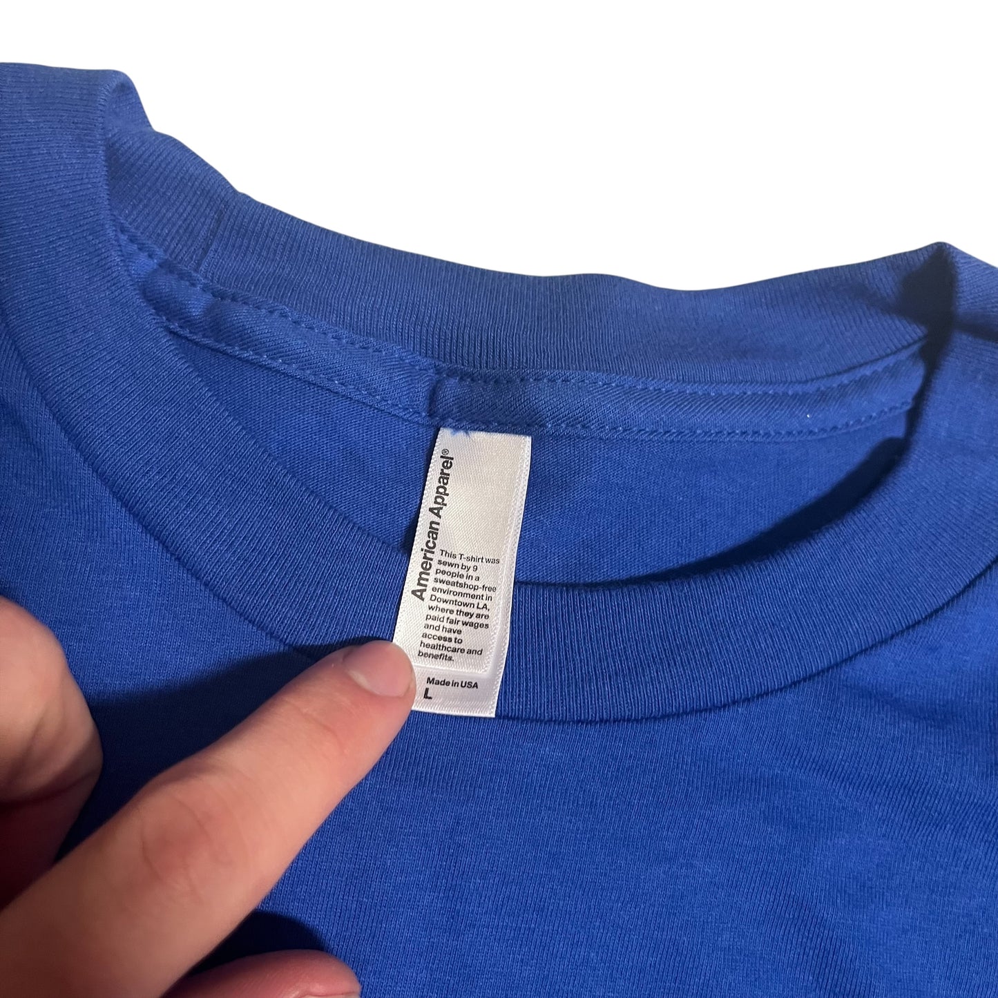 SAMPLE Supreme America's Most Wanted T-Shirt - Royal Blue (Large)