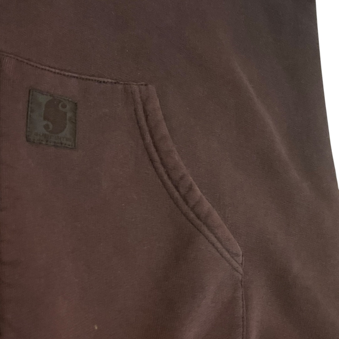 VINTAGE Supreme "Carhartt" Thermal Lined Zip Up Hoodie (Large)