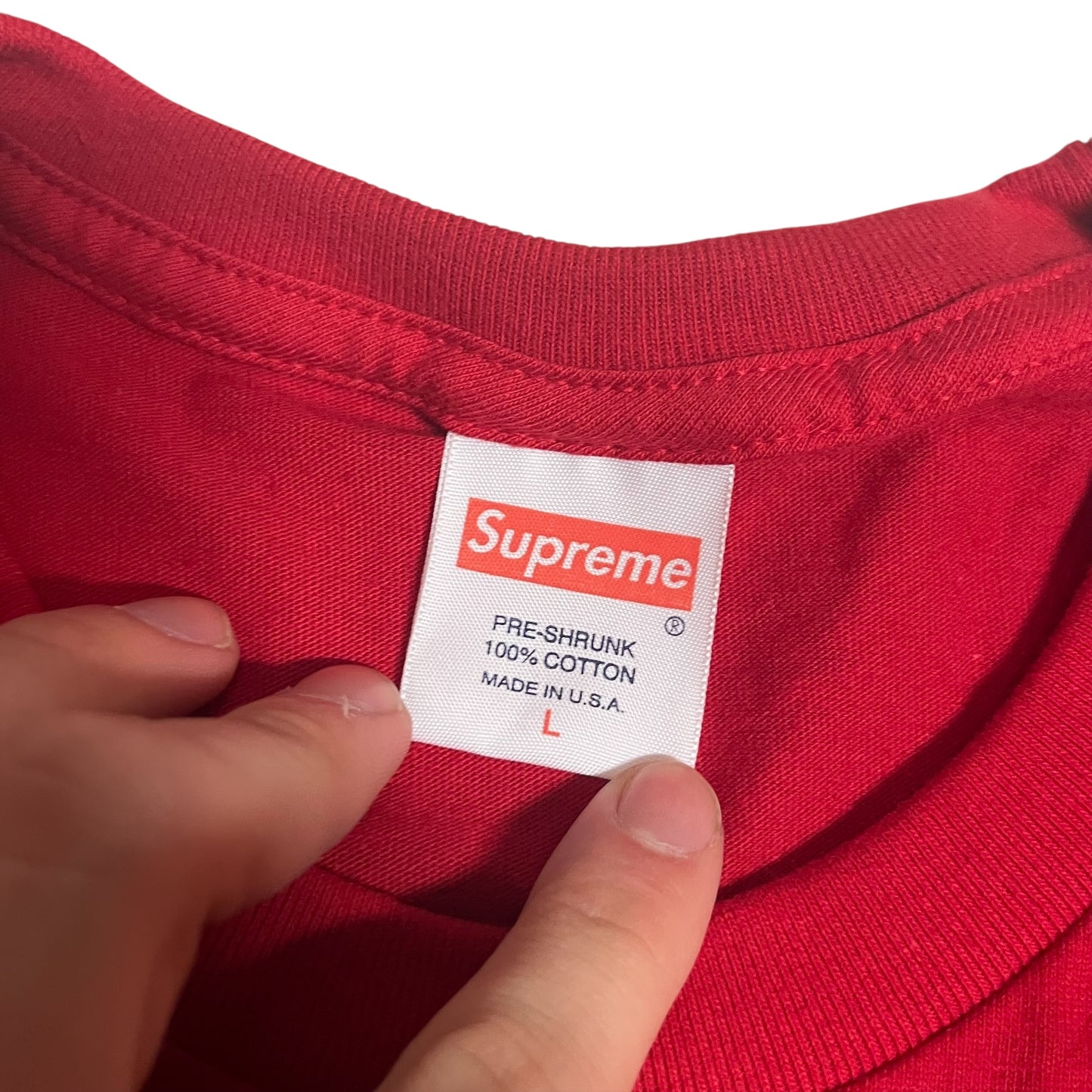SAMPLE Supreme x Shane MacGowan Portrait T Shirt - Red (Large)