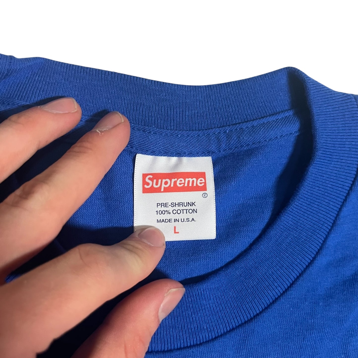 Supreme F T Shirt - Royal Blue (Large)