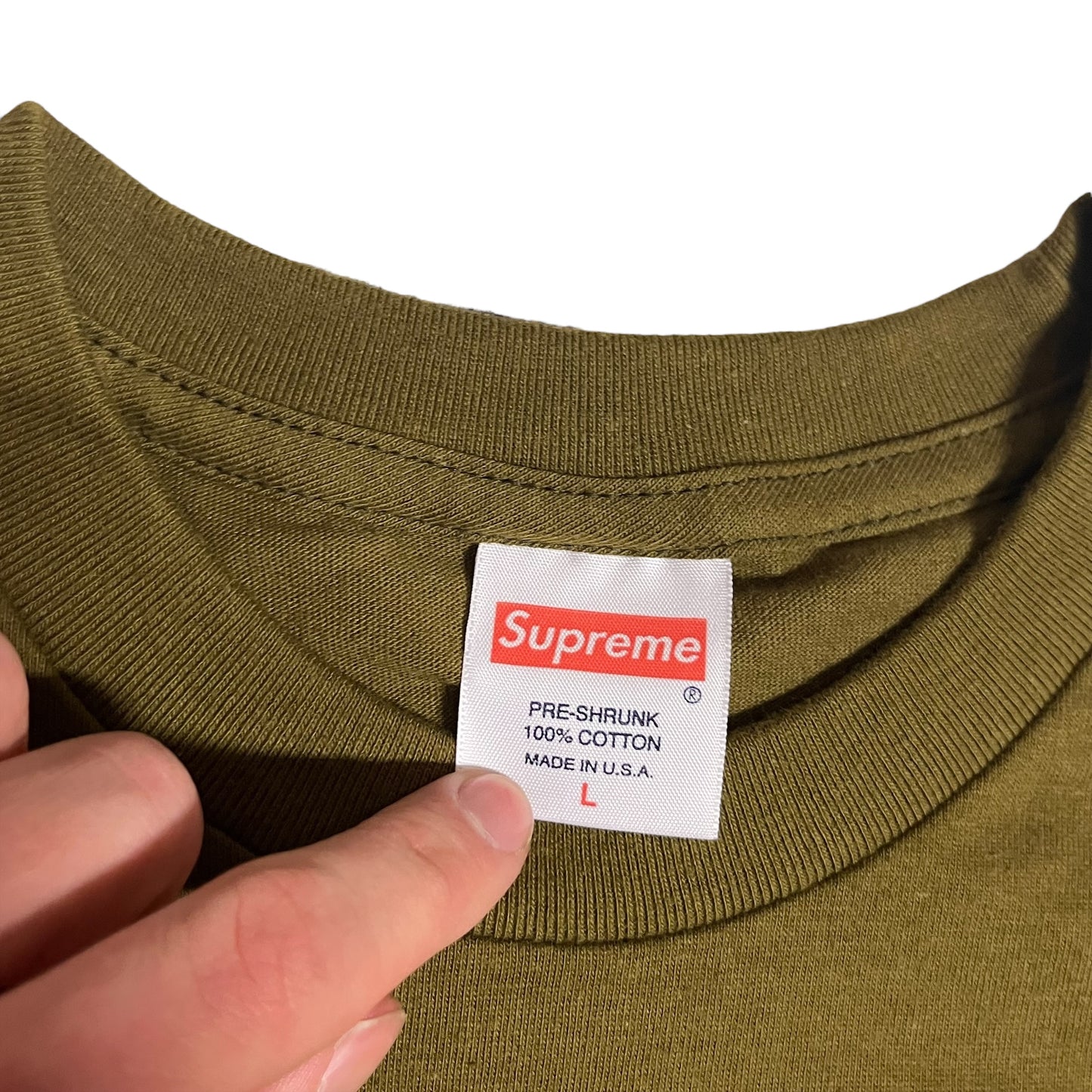 Supreme x Shane MacGowan Fairy Tale of New York T Shirt - Olive (Large)