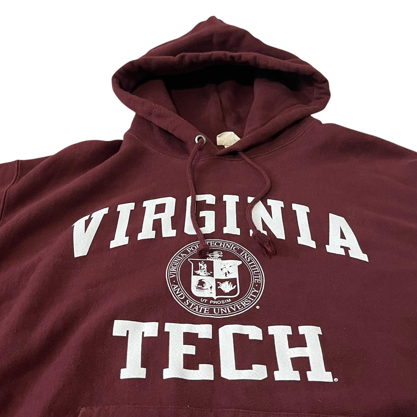 Virginia Tech Champion Reverse Weave Hoodie (XL)