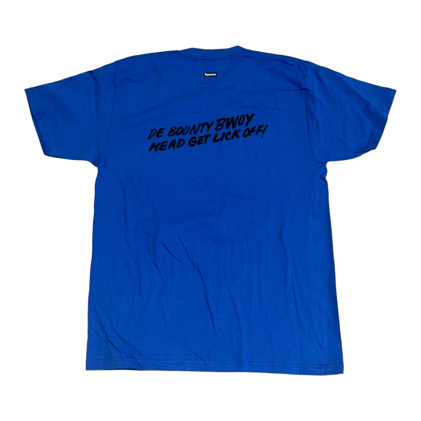 UNRELEASED Supreme x Barrington Levy T Shirt - Royal Blue (Large)