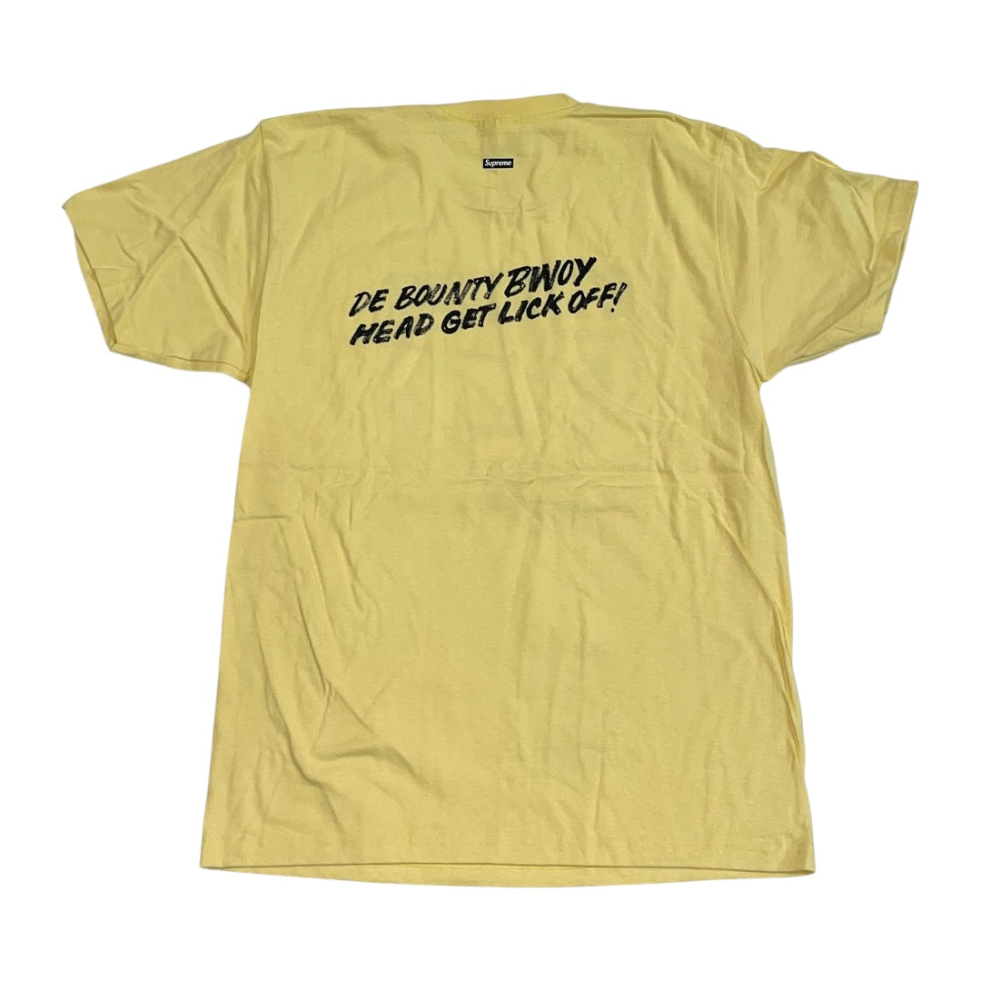UNRELEASED Supreme x Barrington Levy T Shirt - Yellow (Large)