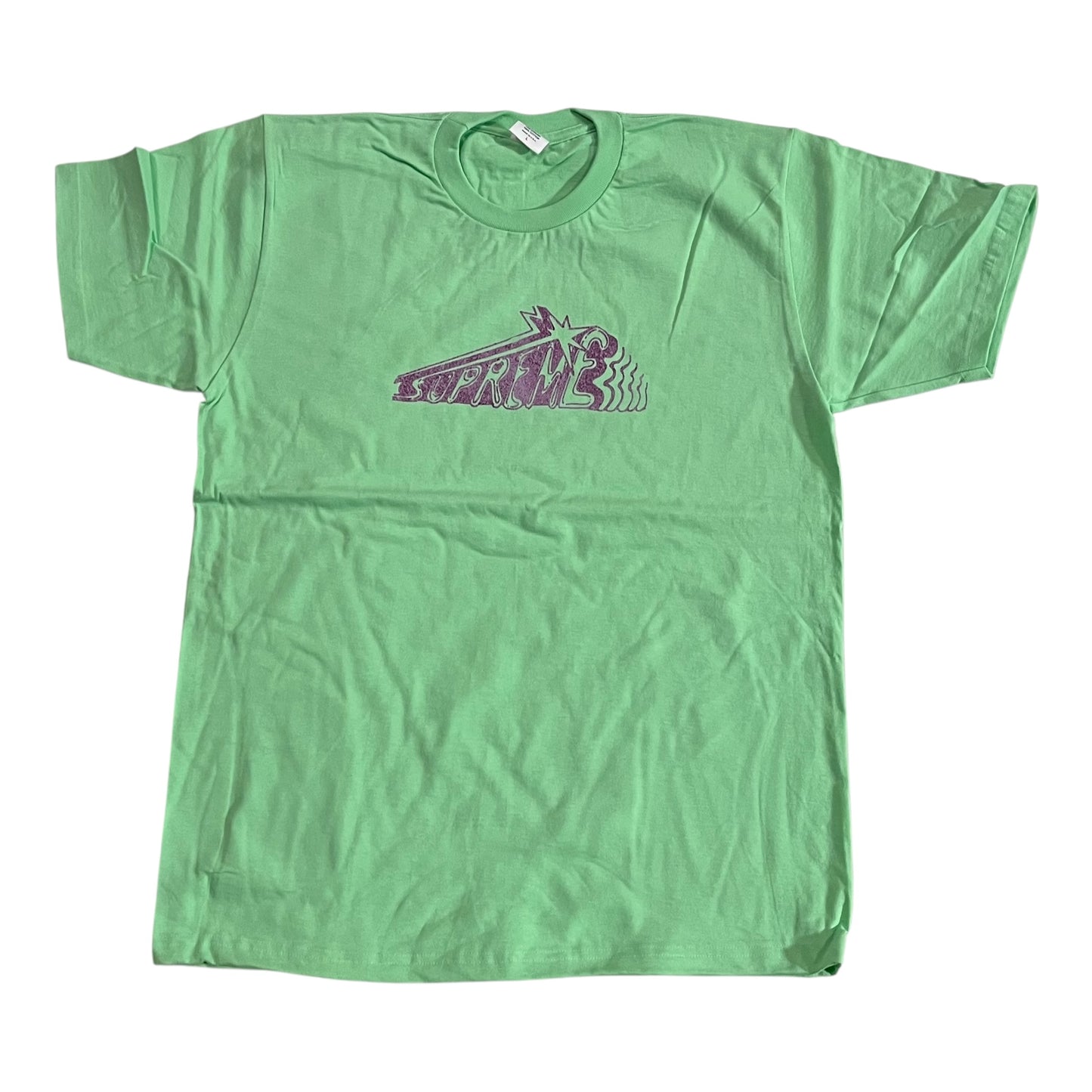 UNRELEASED Supreme Star Logo T Shirt - Mint Green (Large)