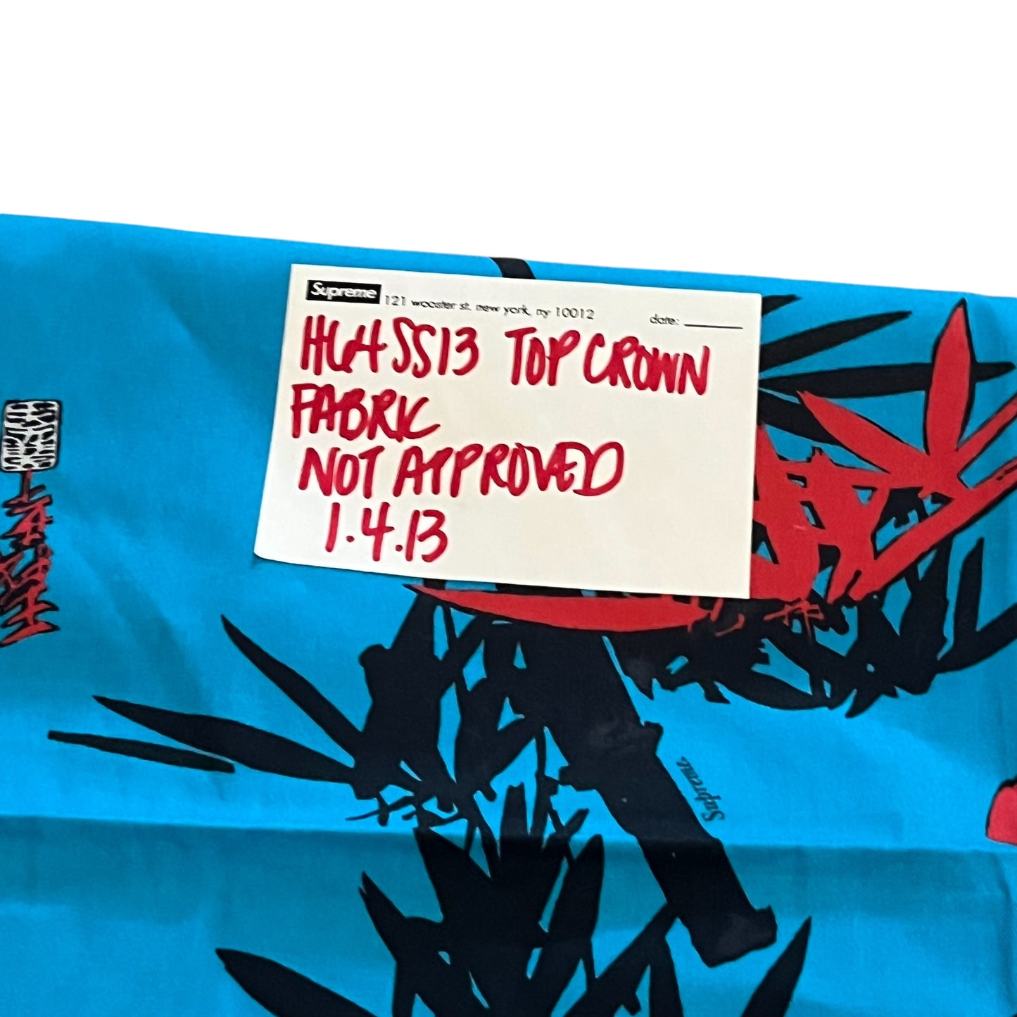 SAMPLE Supreme Bamboo Fabric Sheet - Blue (SS13)