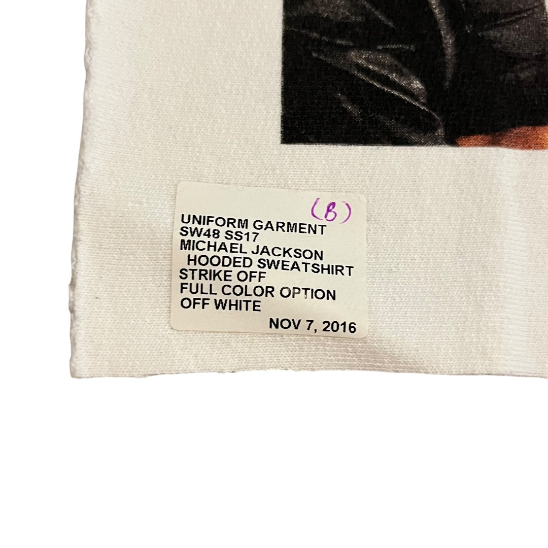 Supreme x Michael Jackson Test Print Fabric Swatch (White)