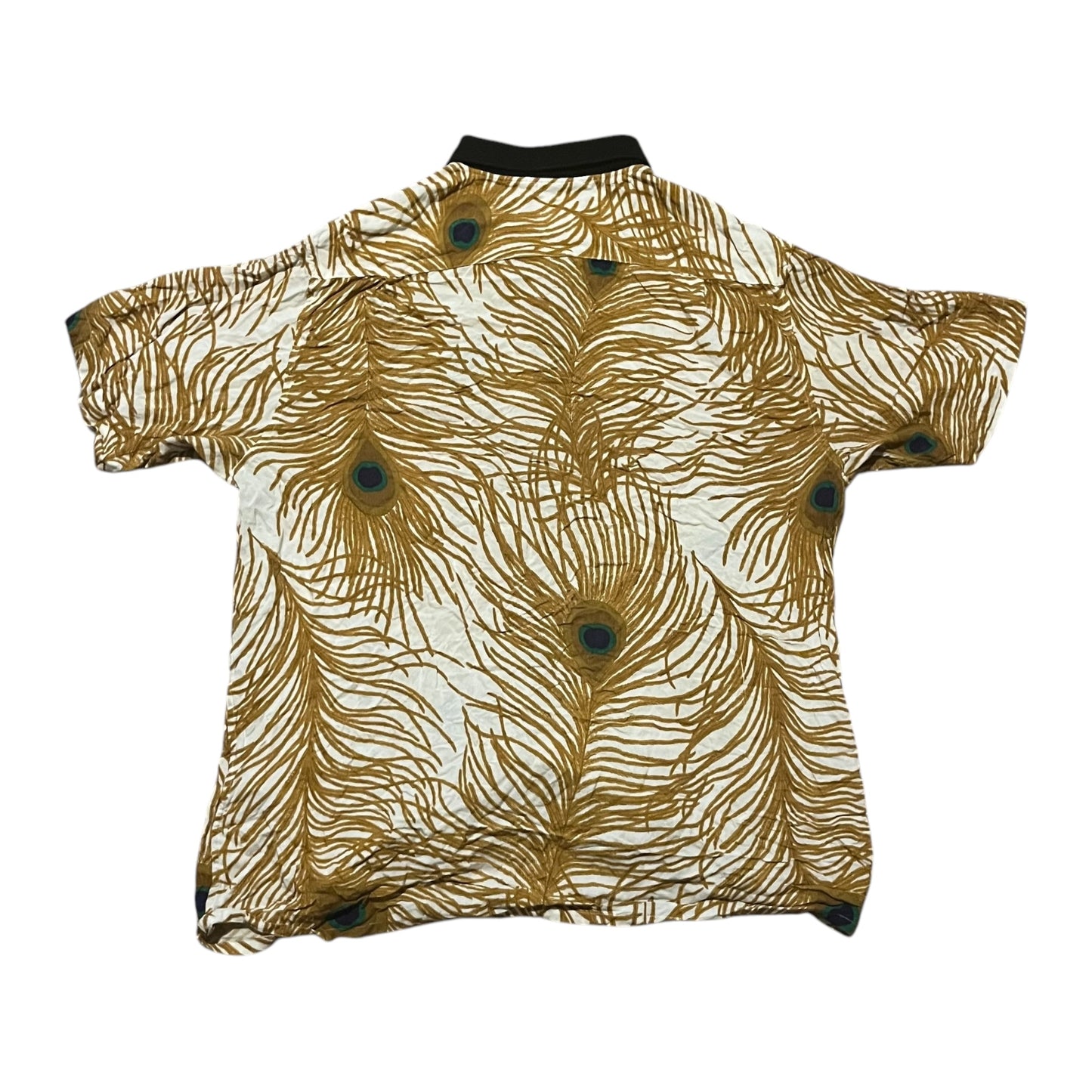 Supreme Peacock Rayon Shirt - Yellow (SS16)