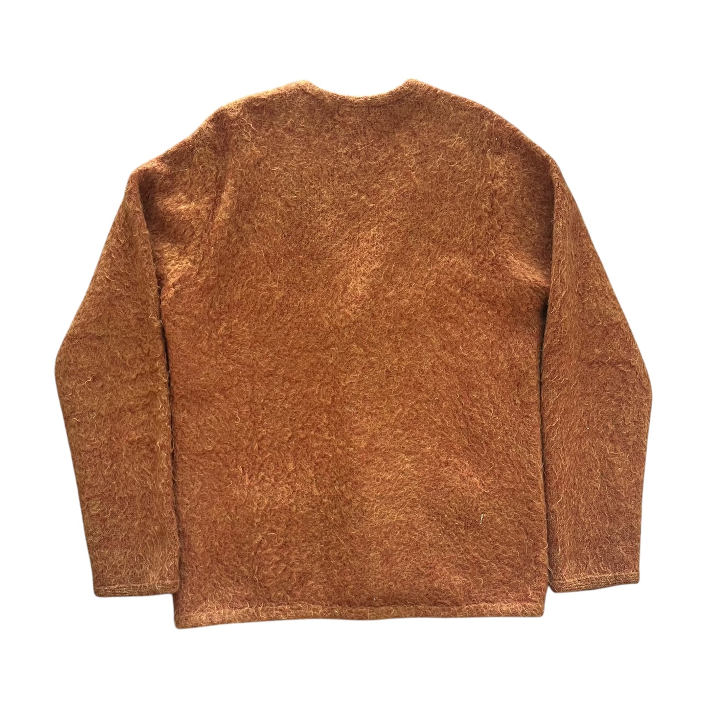 Supreme Heather Mohair Cardigan - Brown (Large)