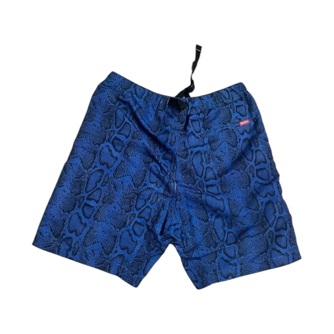 Supreme Snakeskin Shorts - Blue (32)