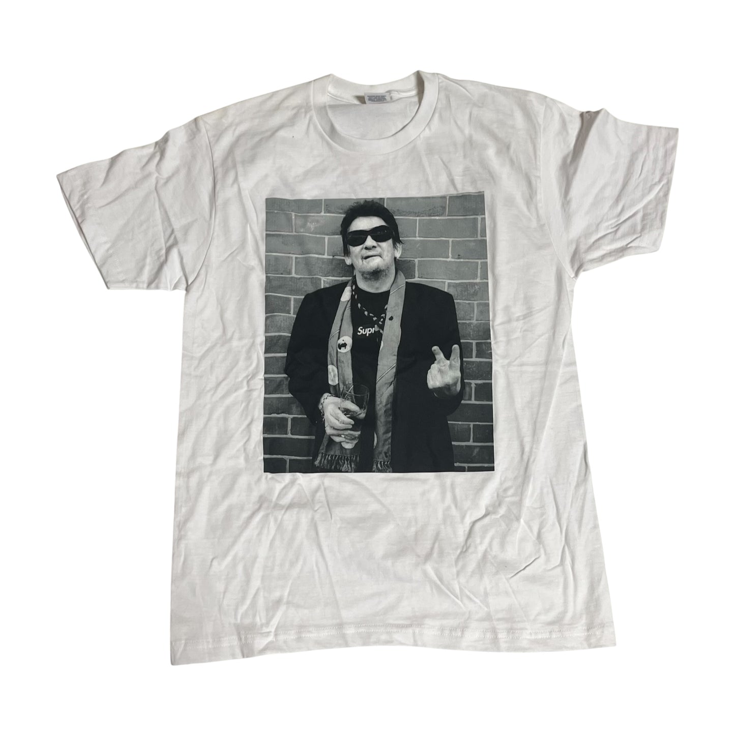 SAMPLE Supreme x Shane MacGowan Portrait T Shirt - White (Large)