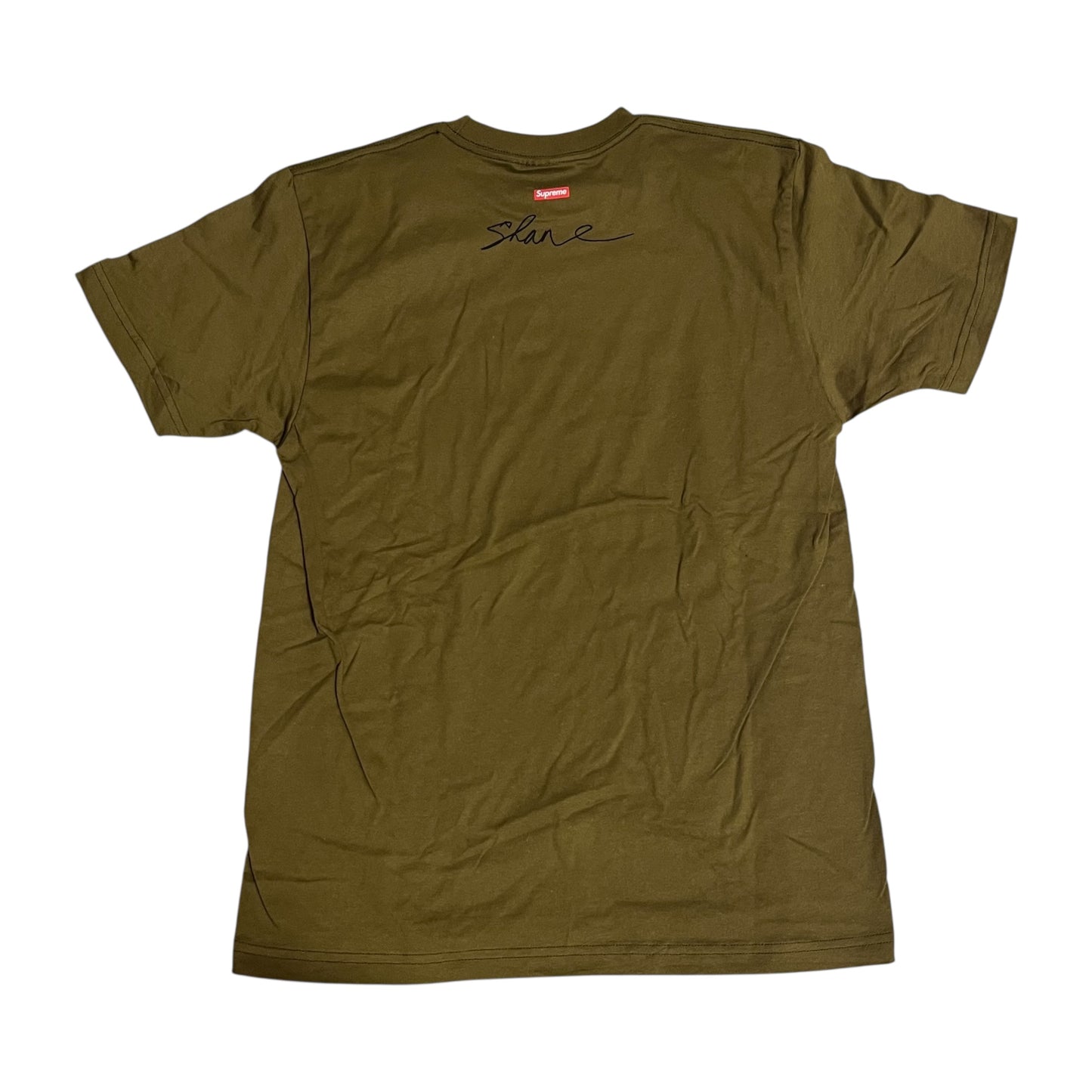 Supreme x Shane MacGowan Fairy Tale of New York T Shirt - Olive (Large)