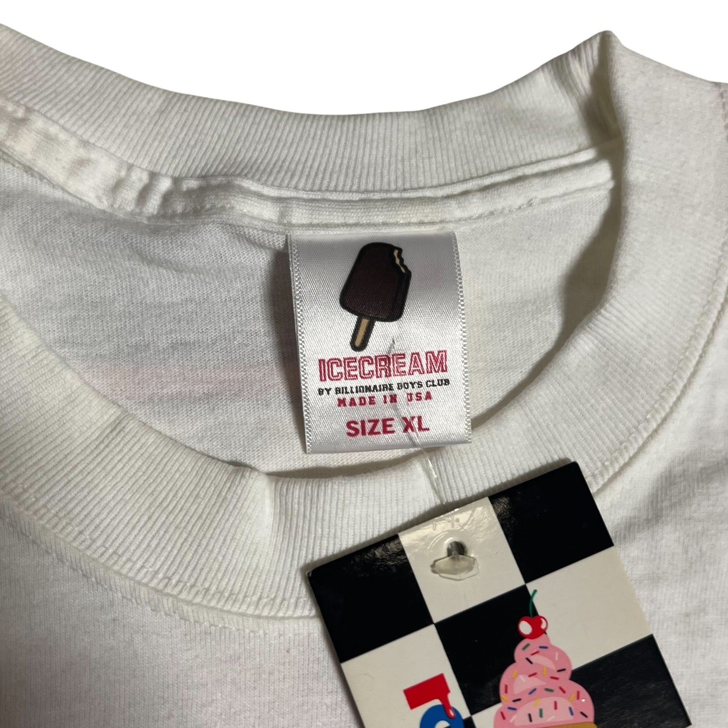Billionaire Boys Club ICECREAM Running Dog T Shirt - White (XL)