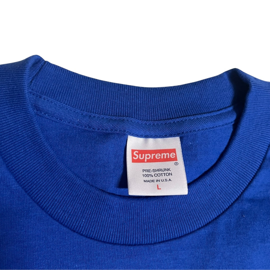 Supreme FUCK T Shirt - Royal Blue (Large)