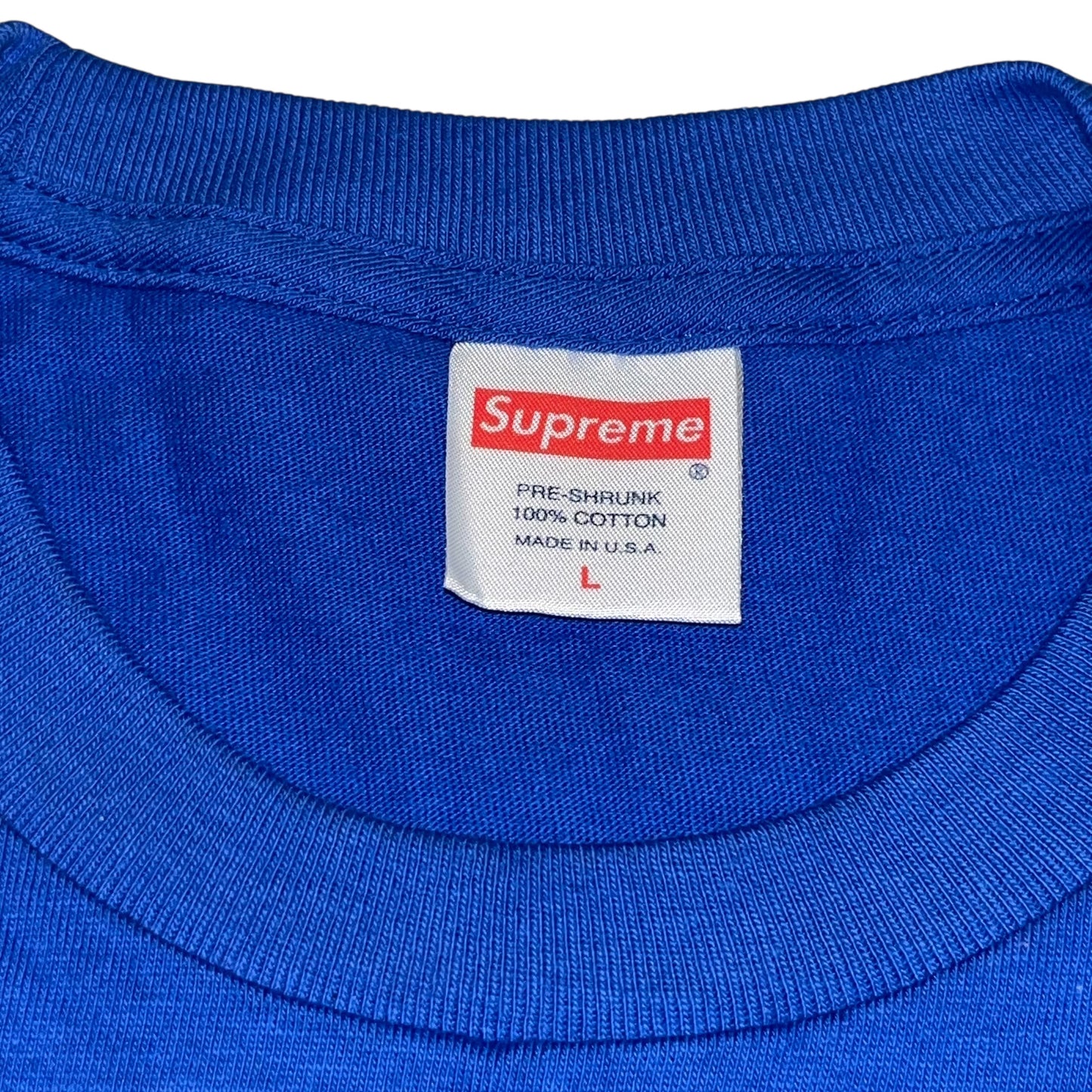UNRELEASED Supreme x Barrington Levy T Shirt - Royal Blue (Large)