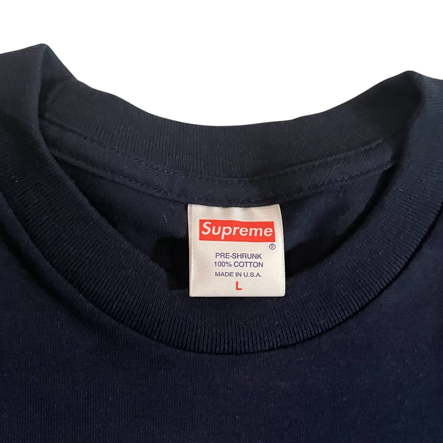 Supreme America's Most Wanted T-Shirt - Navy (Large)
