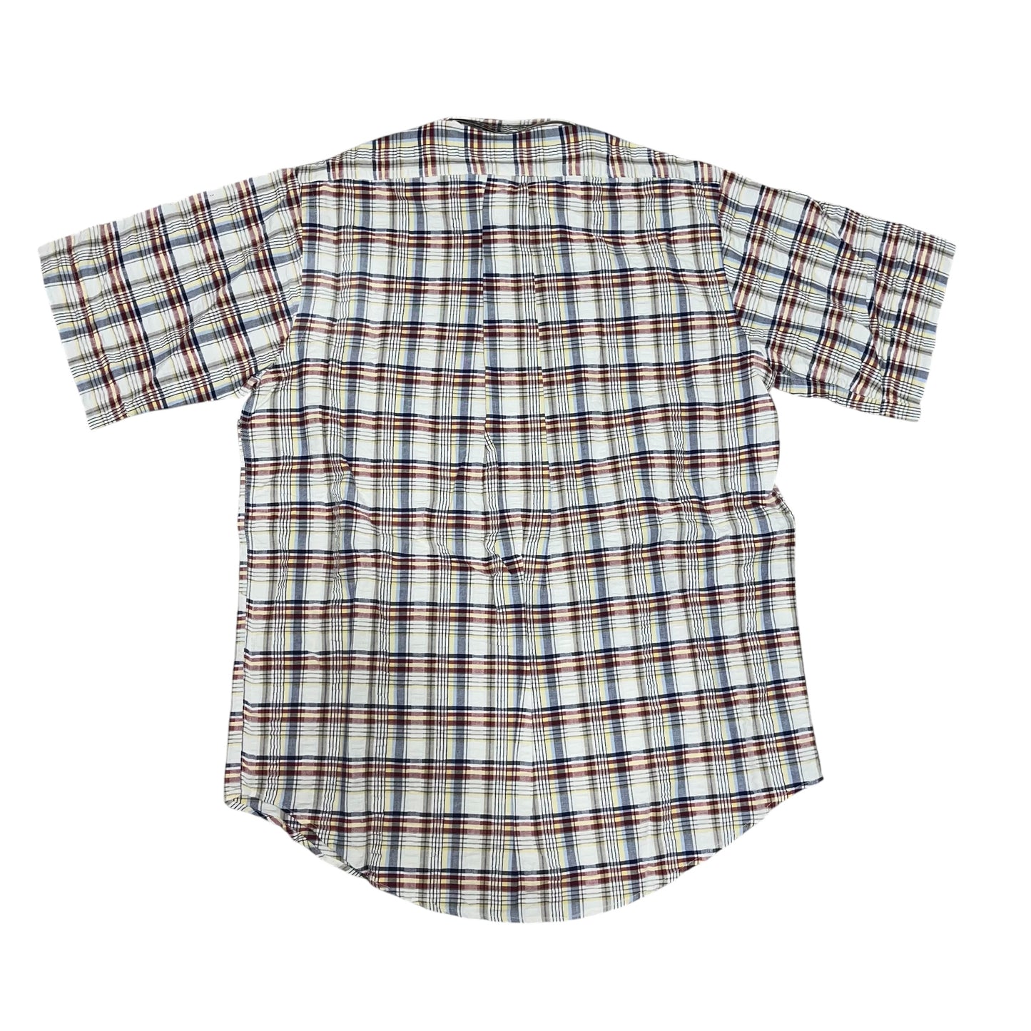VINTAGE Supreme Plaid Button Up Shirt - 90s (Medium)