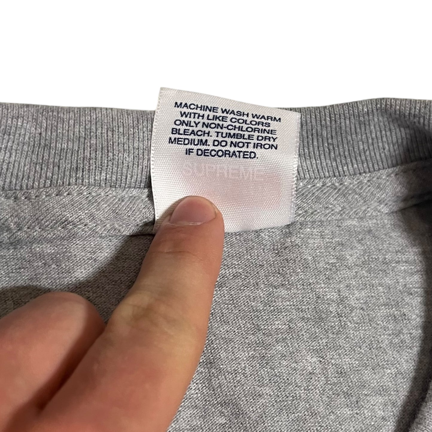 SAMPLE Supreme Sex Machine T Shirt - Heather Grey (Large)