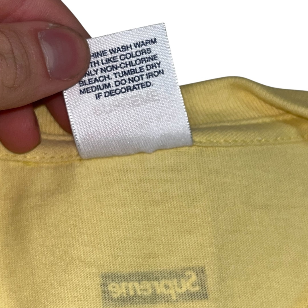 UNRELEASED Supreme x Barrington Levy T Shirt - Yellow (Large)