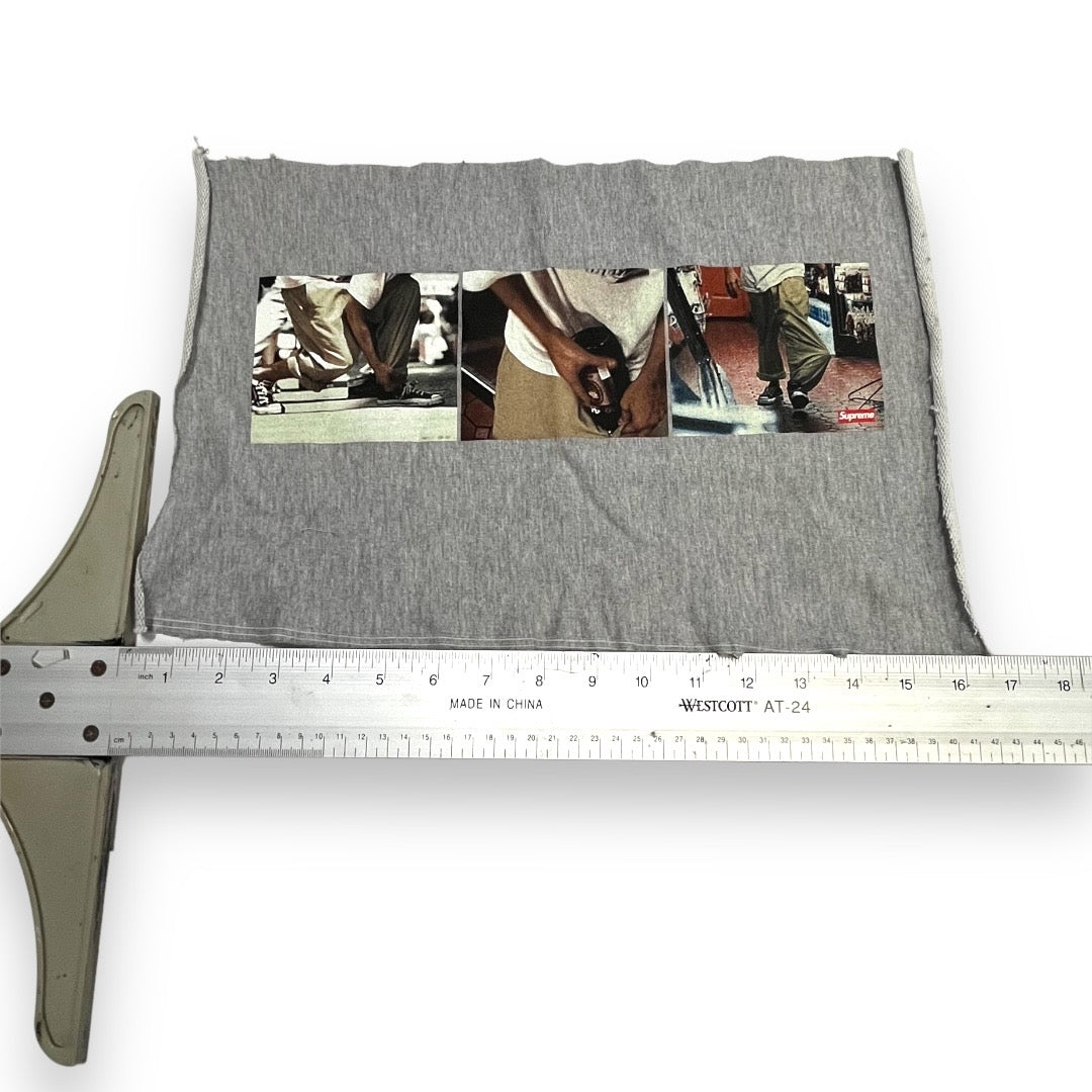 Supreme x Larry Clark KIDS 40oz Test Print Fabric Swatch - Grey