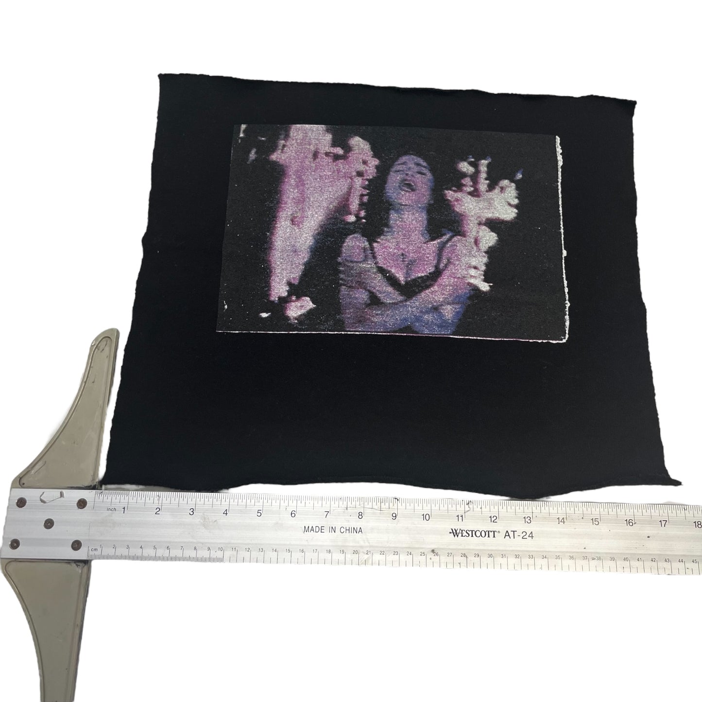 Supreme "Madonna Burning Crosses" Sample Test Print Swatch - Black #2