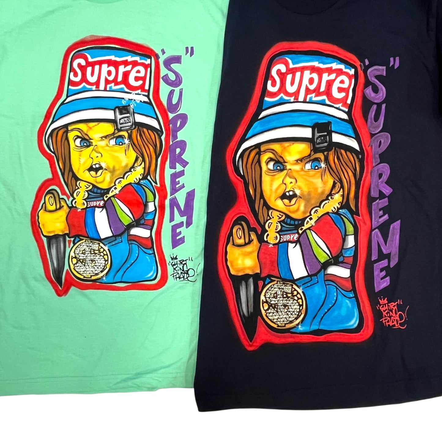 SAMPLE Supreme Forty Deuce / Chucky T-Shirt - Mint (Large)