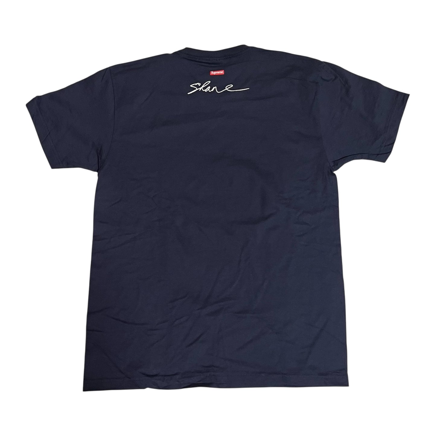 Supreme x Shane MacGowan Fairy Tale of New York T Shirt - Navy (Large)