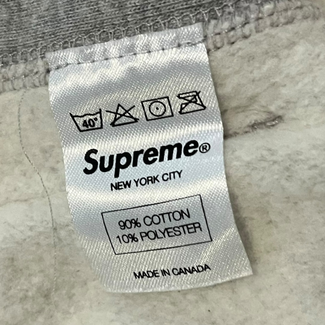 Supreme x The Clash Brigade Hoodie Sweatshirt - Heather Grey (Large)