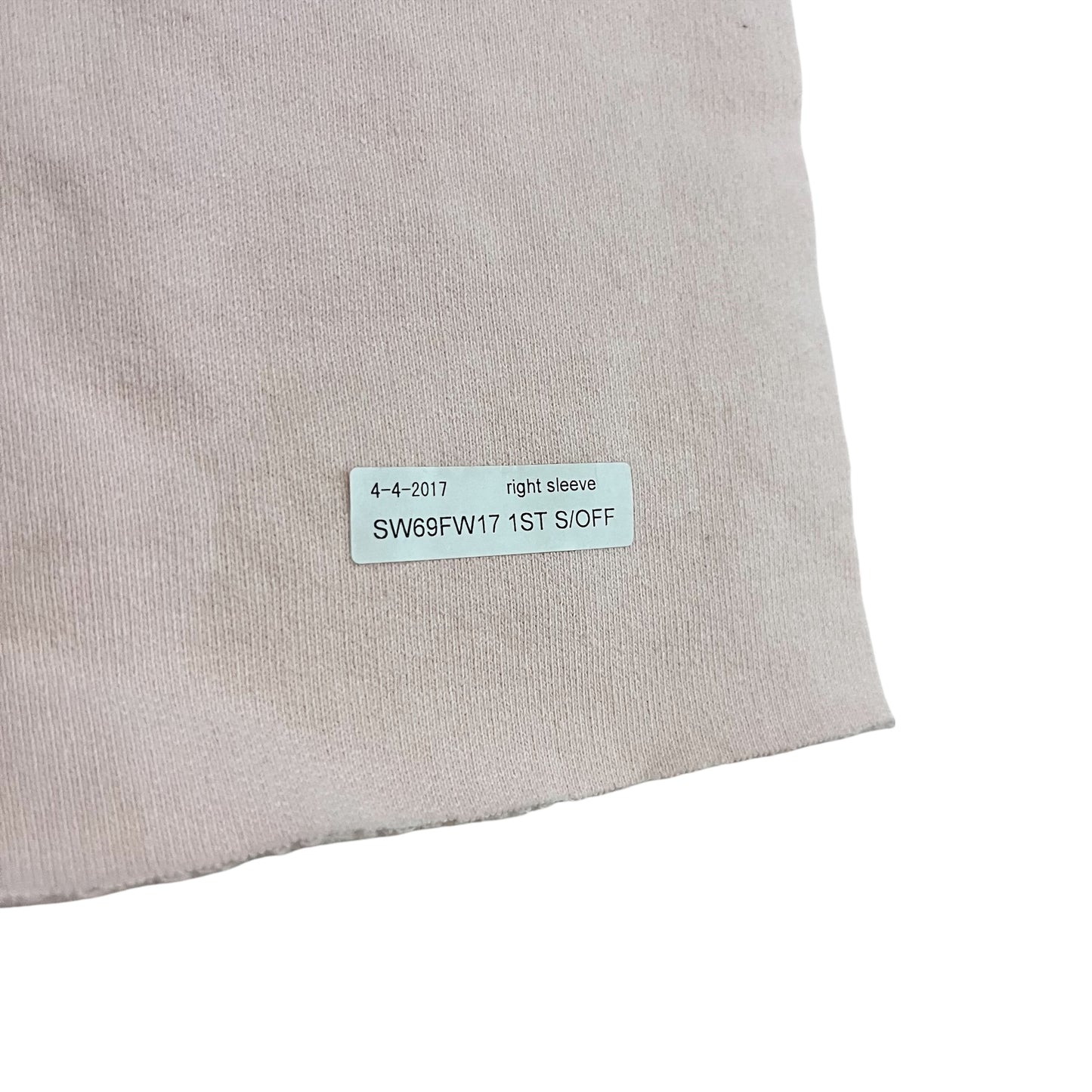Supreme Menace Test Print Fabric Swatch (Light Pink)