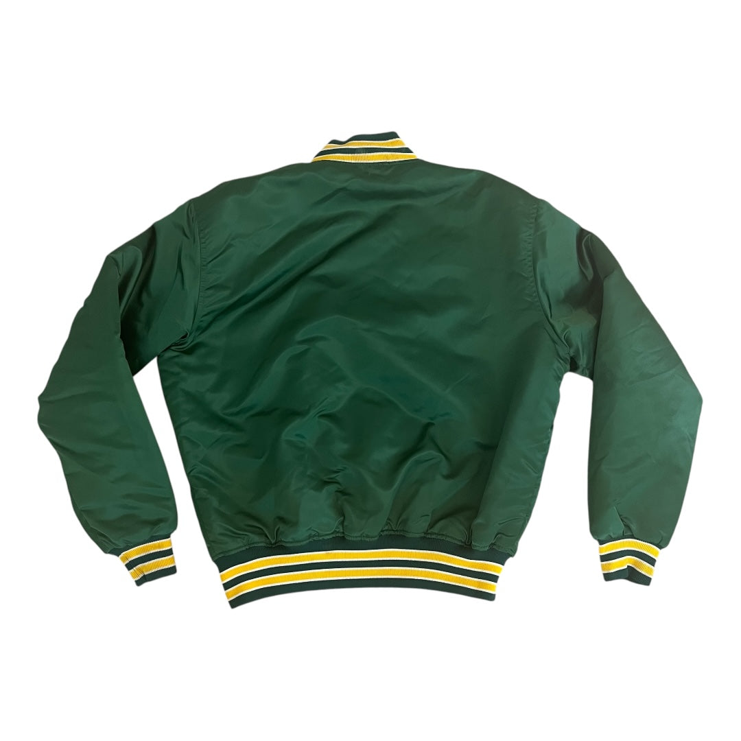 VINTAGE Oakland A's Satin Starter Brand Jacket (XL)