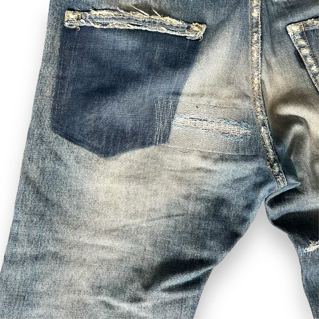 Undercover 68 Black Yarn Denim Jeans 2010 ZoZoTown