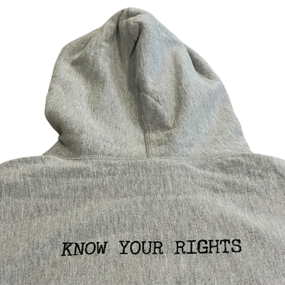 Supreme x The Clash Brigade Hoodie Sweatshirt - Heather Grey (Large)